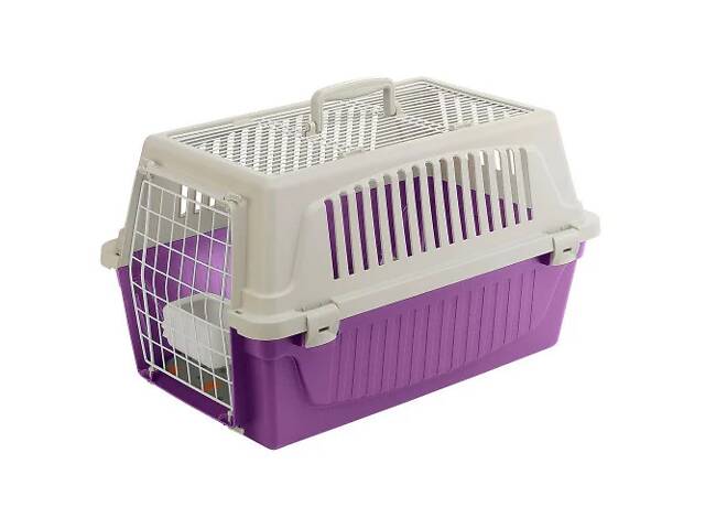 Контейнер переноска для собак і кошек Ferplast Atlas 20 Open (Ферпласт Атлас 20 Оупен) Фіолетовий - Фото 1