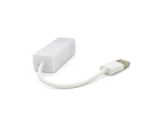 Контроллер USB 2.0 to Ethernet - Сетевой адаптер 10/100Mbps с проводом, White, Blister Q500 - Фото 2