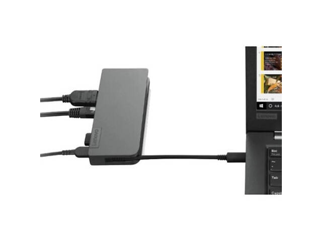 Концентратор Lenovo Powered USB-C Travel Hub-WW (4X90S92381) - Фото 2
