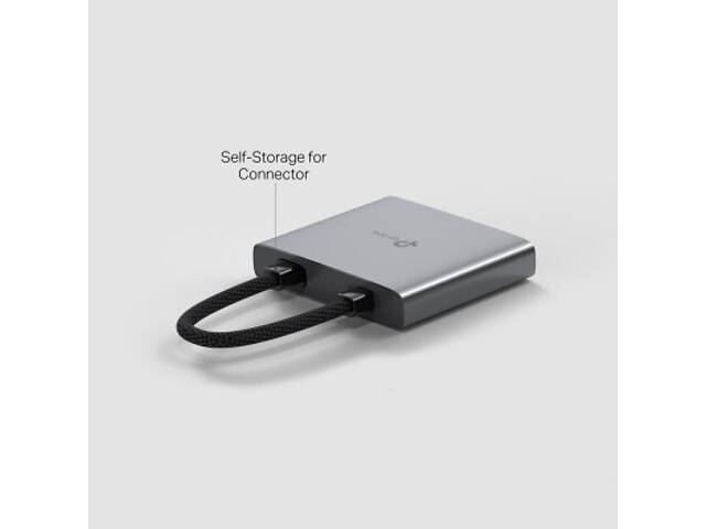 Концентратор TP-Link USB-C 3-в-1 1xUSB 3.0 + 1xUSB-C PD 100W + 1xHDMI (UH3020C) - Фото 5