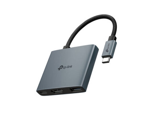 Концентратор TP-Link USB-C 3-в-1 1xUSB 3.0 + 1xUSB-C PD 100W + 1xHDMI (UH3020C) - Фото 3