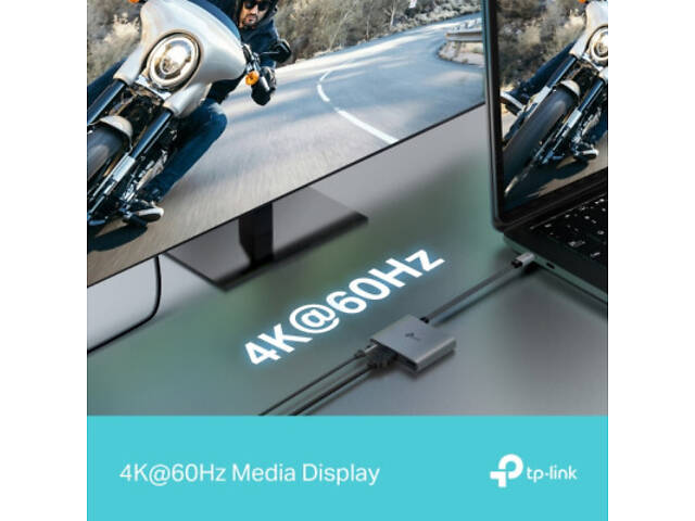 Концентратор TP-Link USB-C 3-в-1 1xUSB 3.0 + 1xUSB-C PD 100W + 1xHDMI (UH3020C) - Фото 9