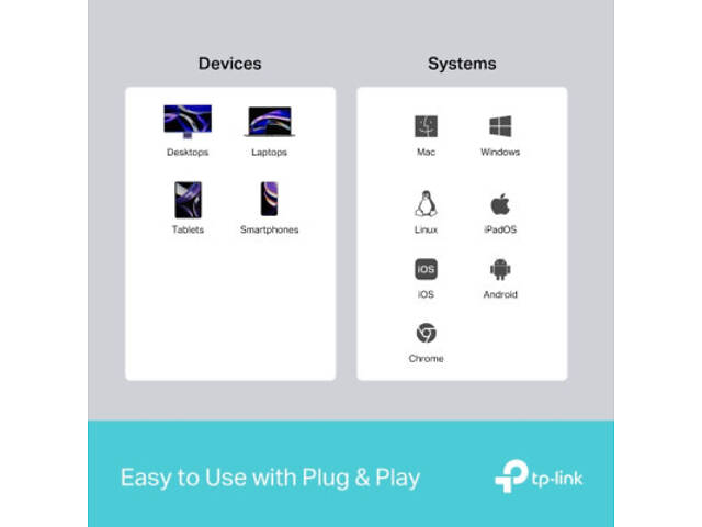 Концентратор TP-Link USB-C 3-в-1 1xUSB 3.0 + 1xUSB-C PD 100W + 1xHDMI (UH3020C) - Фото 10