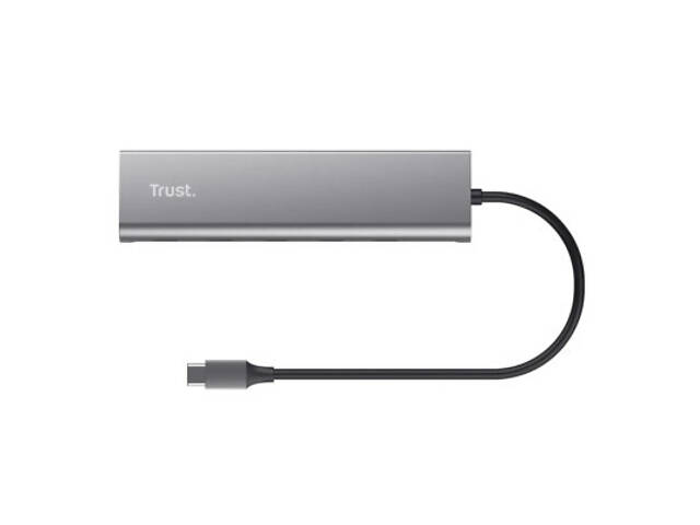 Концентратор Trust USB-C to 5xUSB-C aluminium 0.1m grey (25136_TRUST) - Фото 5