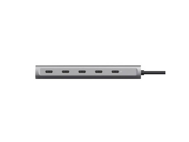 Концентратор Trust USB-C to 5xUSB-C aluminium 0.1m grey (25136_TRUST) - Фото 8