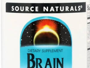 Концентрація уваги Source Naturals Brain Charge 60 таблеток