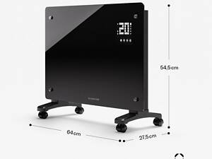 Конвекційний сенсорний обігрівач Klarstein Bornholm 1000/500W