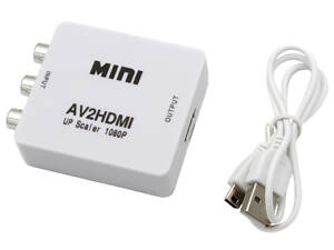 Конвертер - Адаптер переходник AV - HDMI / AV2HDMI / 5208