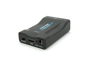 Конвертер SCART (мама) на HDMI(мама), 5V/2A, Black, Box, Q250