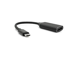 Конвертер Type-C (папа) на HDMI(мама) 10cm, Black, 4K/2K, Пакет
