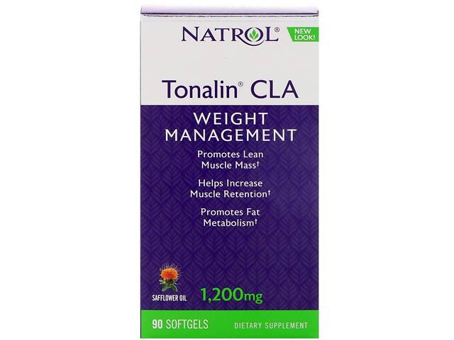 Конъюгированная линолевая кислота, Tonalin CLA , Natrol, 90 кап. Конъюгированная линолевая кислота, Tonalin CLA , Natrol, 90 кап.