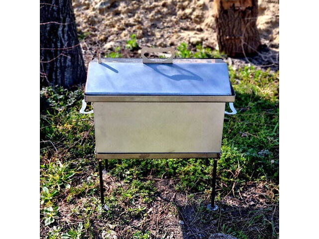 Коптильня з нержавіючої сталі Середня (2 мм товщина) - Фото 4