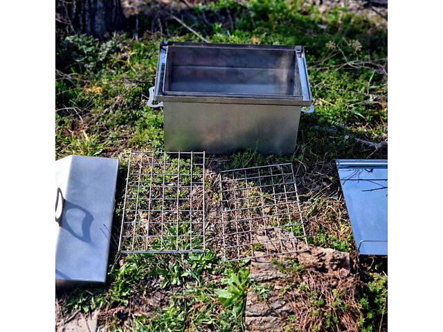 Коптильня з нержавіючої сталі Середня (2 мм товщина) - Фото 6