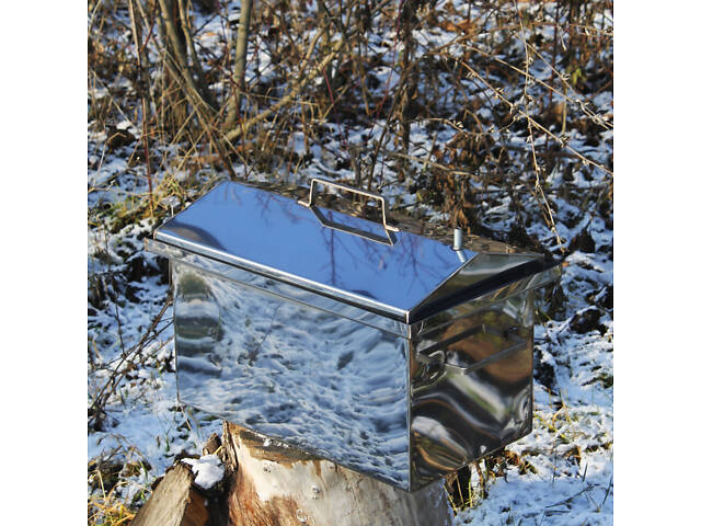 Коптильня гарячого копчення з неіржавкої сталі 305х550х280 1.5 мм - Фото 1