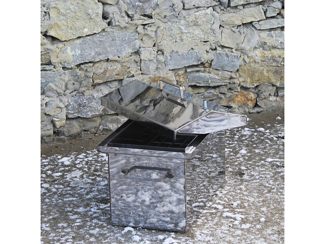 Коптильня гарячого копчення з неіржавкої сталі 305х550х280 1.5 мм - Фото 6