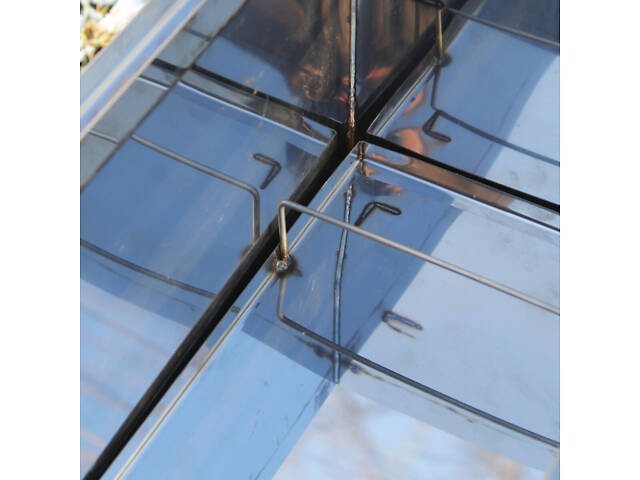 Коптильня гарячого копчення з неіржавкої сталі 305х550х280 1.5 мм - Фото 3