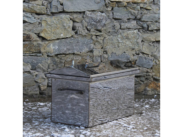 Коптильня гарячого копчення з неіржавкої сталі 305х550х280 1.5 мм - Фото 7