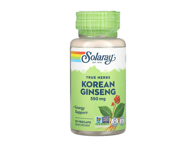 Korean Ginseng Root 550mg - 50 vcaps - Фото 1