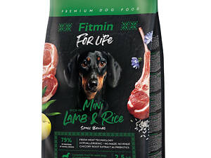 Корм для собак Fitmin dog For Life Lamb & Rice Mini 2,5кг