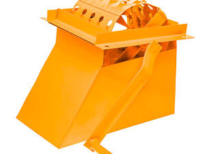 Корморізка ручна барабанна кормоподрібнювач терка кормова для коренеплодів, овочів та фруктів (100 кг/год) Помаранчевий