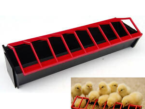 Годівниця для птиці лоткова пластикова на 9 секцій