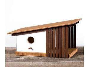 Годівниця зі шпаківнею 'Крихітка' зефір-мускат