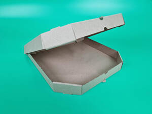 Коробка для пиццы 26 см бурая 260х260х30 мм (100 шт)