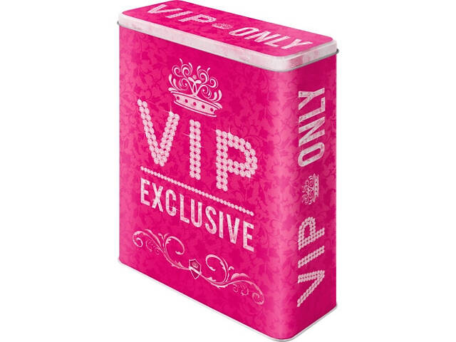 Коробка для зберігання XL'VIP Pink Only' Nostalgic Art (30318) - Фото NaN Коробка для зберігання XL'VIP Pink Only' Nostalgic Art (30318) - Фото NaN