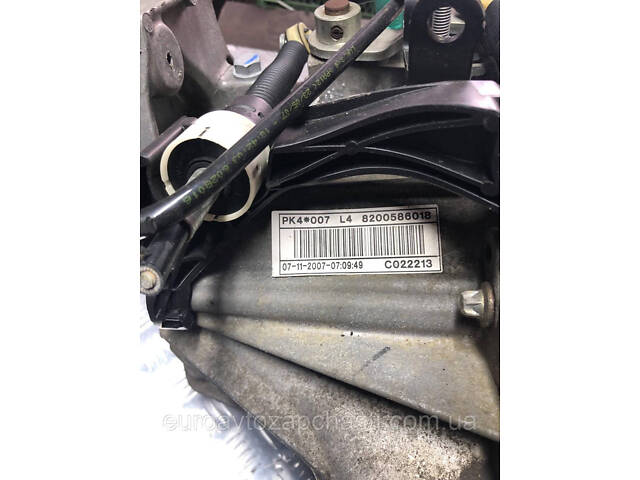 Коробка передач КПП Renault Laguna 3 07г. механика 6-ступеней 2.0 DCI (№8200586018) PK*007 - Фото 3