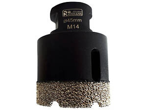 Коронка свердлильна алмазна 45мм М14 Richmann C4834