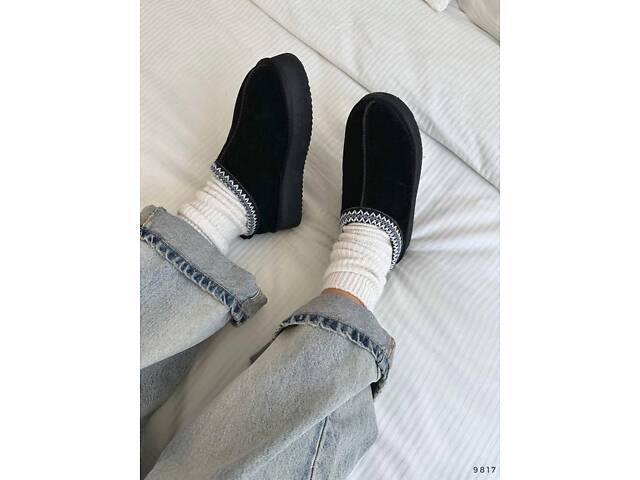 Короткі замшеві уггі з вишивкою, трендові угги ITTS автоледі 36,37,38,40р код 9817 - Фото 10