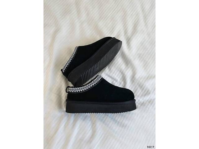 Короткі замшеві уггі з вишивкою, трендові угги ITTS автоледі 36,37,38,40р код 9817 - Фото 4