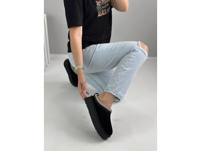 Короткие замшевые угги с вышивкой, трендовые уги автоледи 36,37,40р код 3540 40, 25.5 - Фото 2