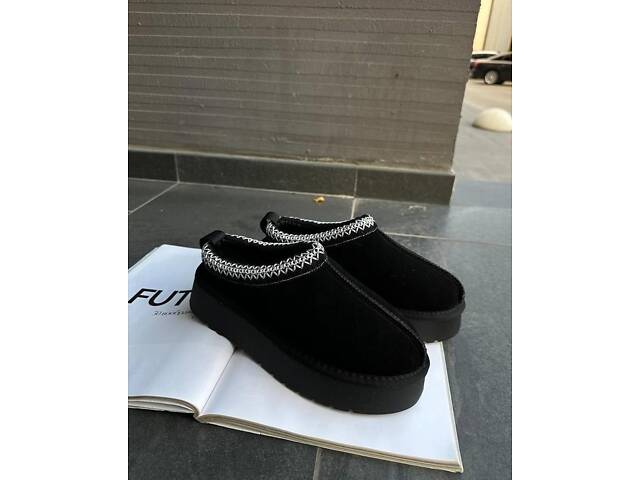 Короткие замшевые угги с вышивкой, трендовые уги автоледи 36,37,40р код 3540 40, 25.5 - Фото 3