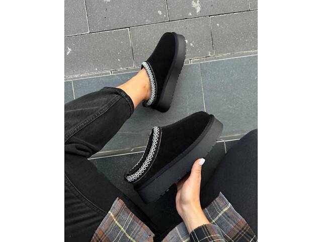 Короткие замшевые угги с вышивкой, трендовые уги автоледи 36,37,40р код 3540 40, 25.5 - Фото 9