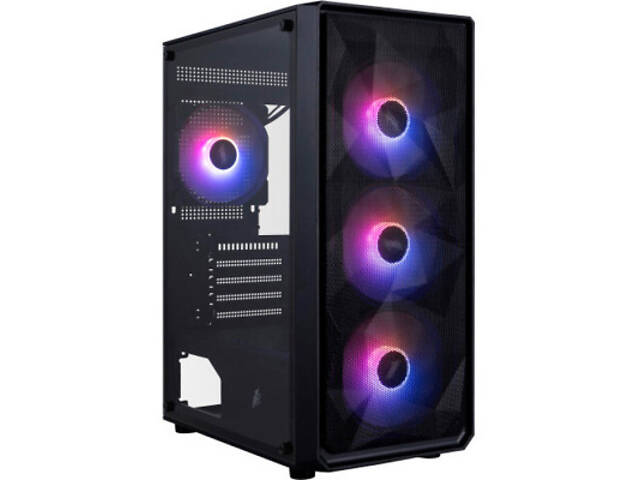 Корпус 1stPlayer FD3-M-BK-4F7 - Фото 1