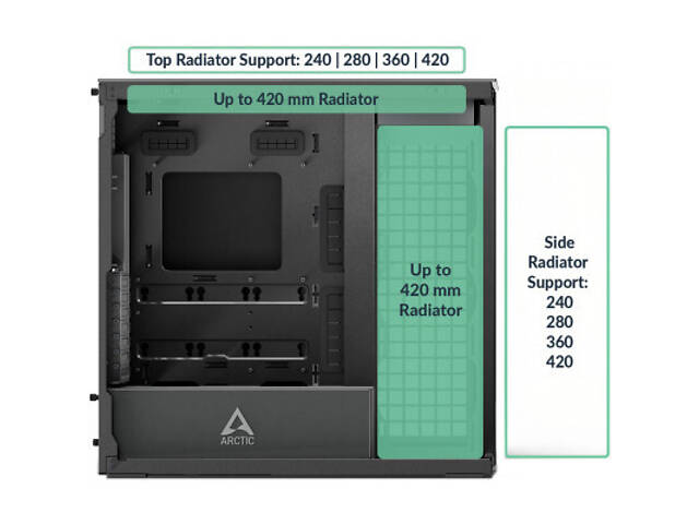Корпус Arctic XTENDERVG B (ACPCC00016A) - Фото 7