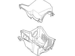Корпус И Крышка Воздушного Фильтра (Под Цилиндрический Фильтр) на C-MAX, Focus
