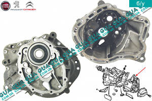 Корпус КПП - средняя часть ( механической коробки переключения передач ) 2206AS Citroen / СИТРОЭН JUMPY 1995-2004 / ДЖАМ