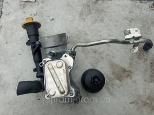 Корпус оливного фільтра теплообмінник Fiat Doblo 2005-2010г.в. 1.3 jtd Opel Astra H Corsa