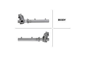 Корпус рульової рейки з ГПК DA201BODY OPEL Astra G 98-05; DAEWOO Lanos 97-09, Nexia 95-08