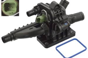 Корпус термостата с датчиком, уплотнением и термостатом на 2008, 207, 3008, 301, 308, 5008, 508, Berlingo, C3, C3 Pic...