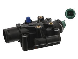 Корпус термостата с термовыключателем на 1007, 206, 207, 208, 301, 307, 308, Berlingo, C-Eelysee, C2, C3, C3 Pluriel,...