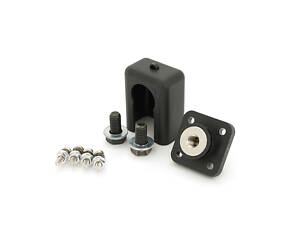 Корпусна прохідна клема 150A-C, М8-М8, 150A, 600V, ≤0,6 мОм, мідь, IP54, Black