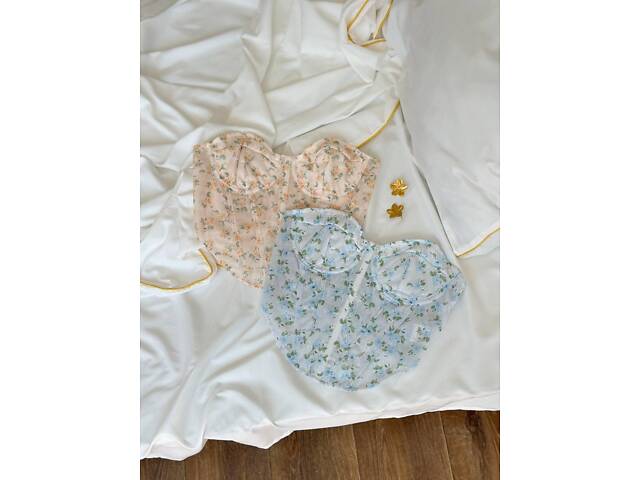 Корсет DO3638 блакитний M - Фото 7