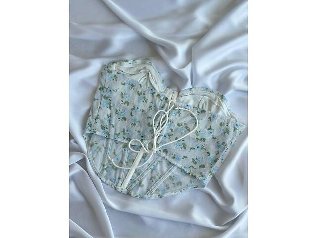 Корсет DO3638 блакитний - Фото 4