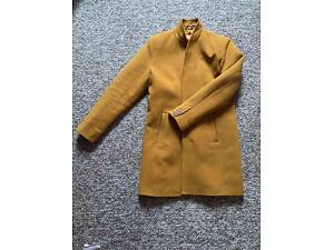 Коричневе світле чоловіче осінні пальто Bastion