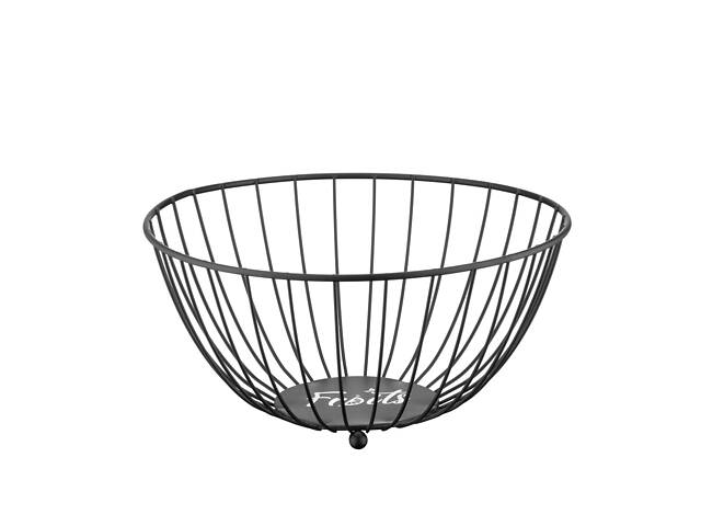 Кошик для фруктів Ardesto Midori AR0903B 28х28х13 см чорний - Фото 4