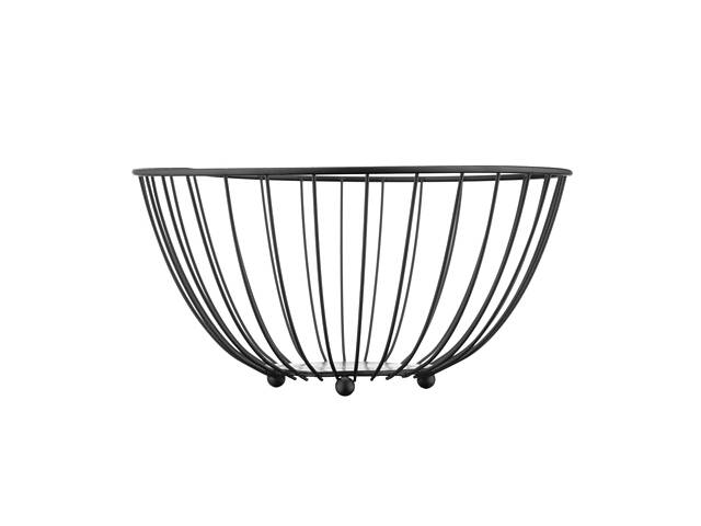 Кошик для фруктів Ardesto Midori AR0903B 28х28х13 см чорний - Фото 5