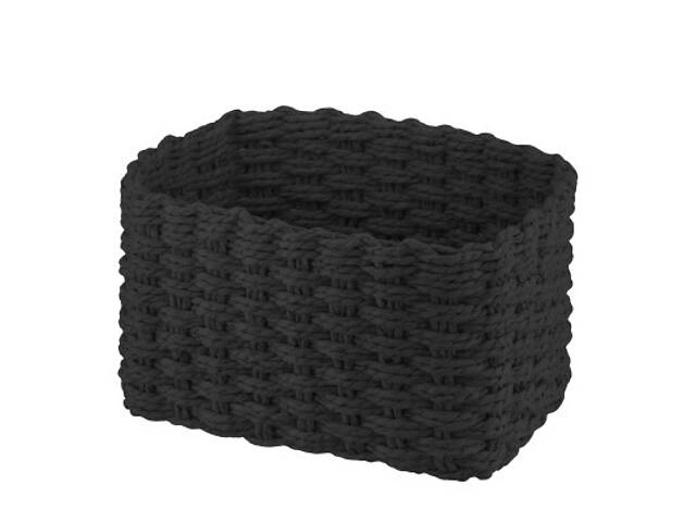 Кошик для зберігання Ardesto Prestigio Плетені Чорні 3 шт. 3.3/2.2/1.4 л (ARHC2505BL) - Фото 4